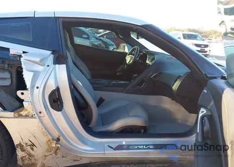 2019 Chevrolet Corvette Stingray из США, поврежденный, VIN 1G1YB2D72K5115892